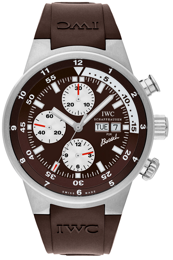 IWC Aquatimer Watches Mens Brown Self winding Automatic IW378204 Watch