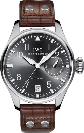 IWC Pilots Watches Mens Grey Self Winding Automatic IW500402 Watch