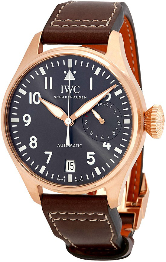 IWC Pilots Watches Mens Slate Grey Self winding Automatic IW500917 Watch