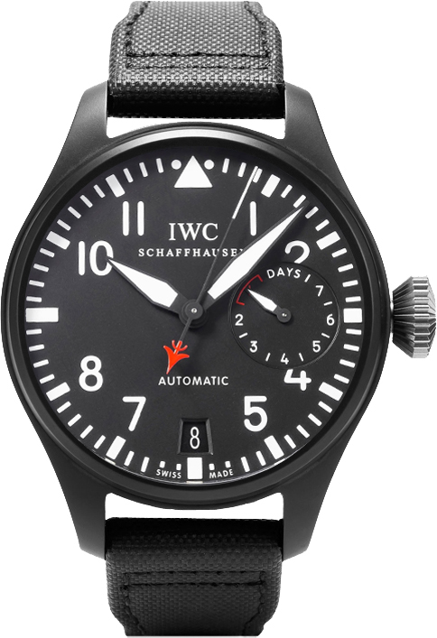 IWC Pilots Watches Mens Black Self winding Automatic IW501901 Watch