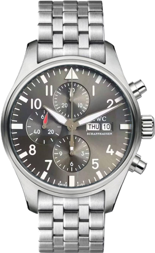 IWC Pilots Watches Mens Slate Grey Self winding Automatic IW377719 Watch