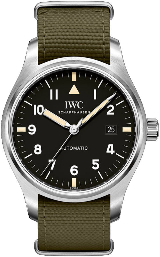 IWC Pilots Watches  Black Self Winding Automatic IW327007 Watch