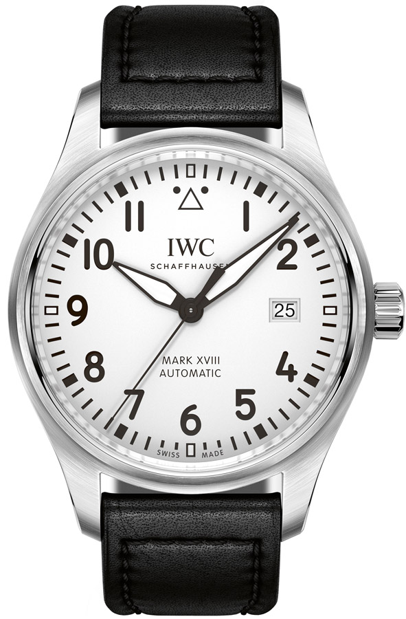 IWC Pilots Watches Plated Silver Self Winding Automatic IW327002 Watch