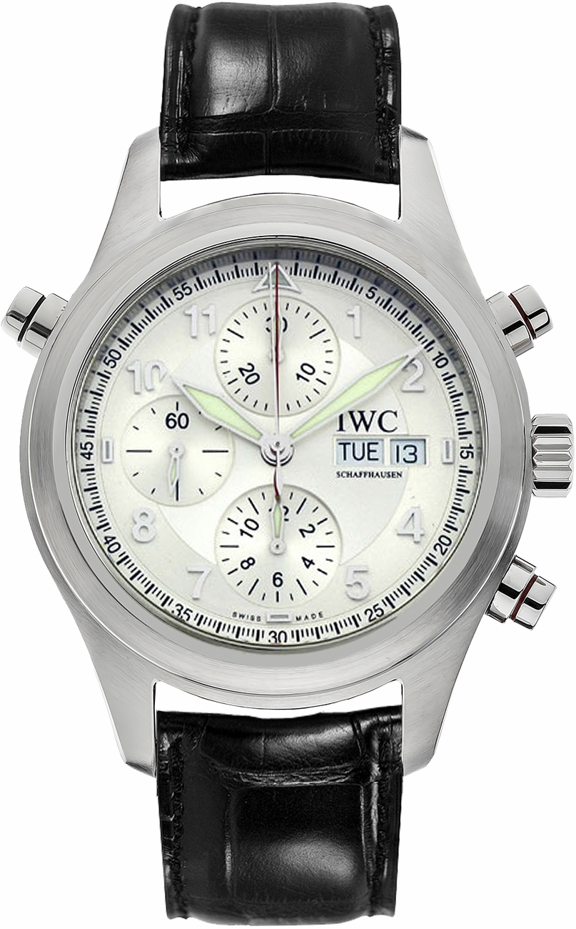 IWC Pilots Watches Mens Silver Self winding Automatic IW371343 Watch