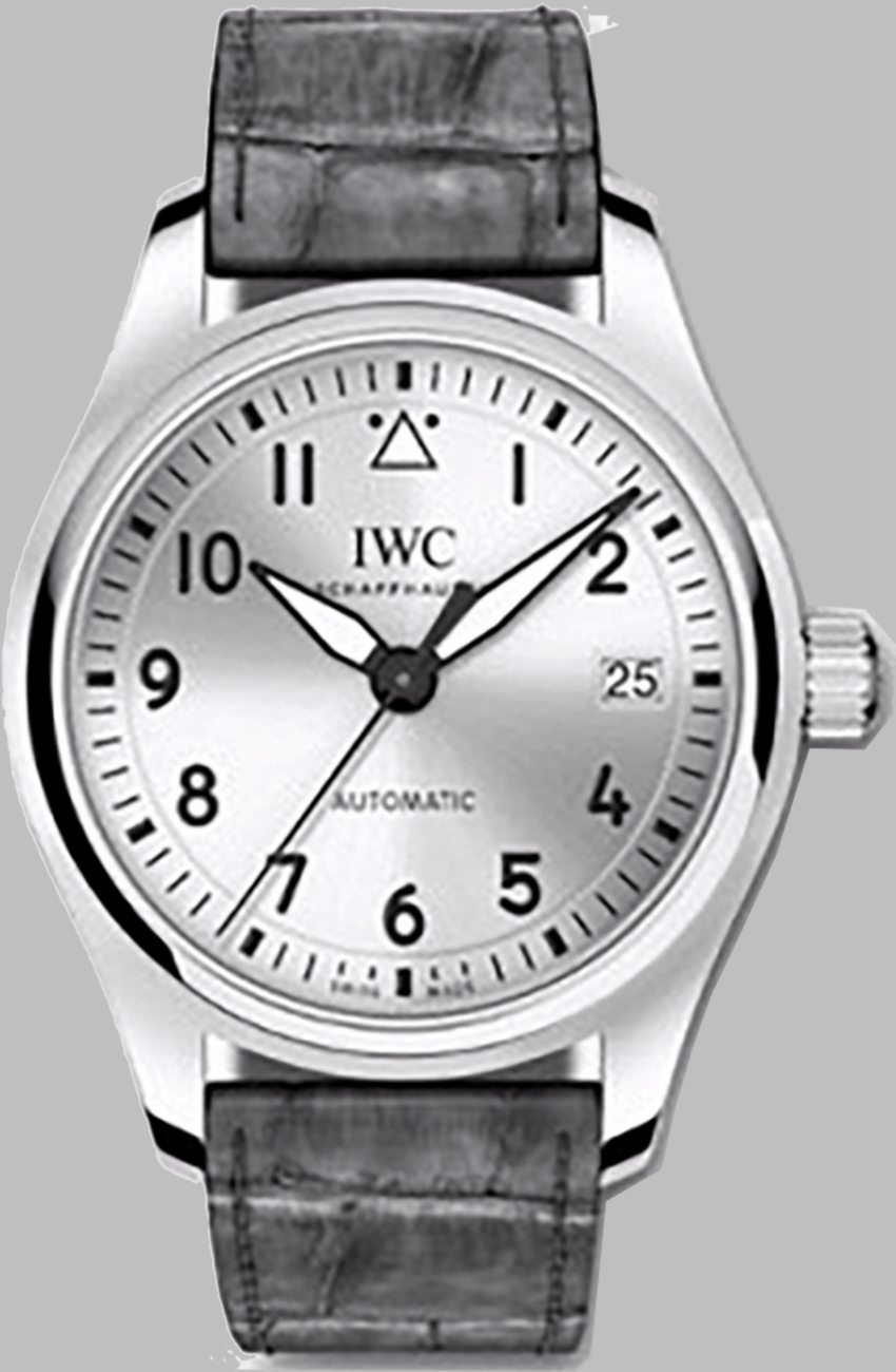IWC Pilots Watches Silver Self Winding Automatic IW324007 Watch