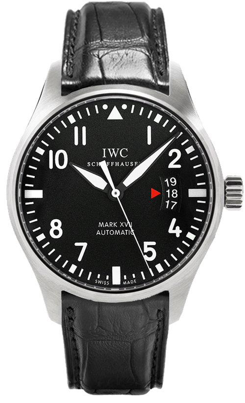 IWC Pilots Watches Mens Black Self Winding Automatic IW326501 Watch