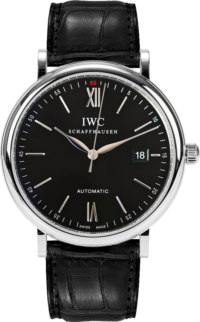 IWC Portofino Watches Mens Black Self winding Automatic IW356502 Watch