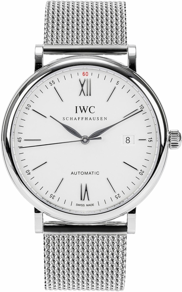 IWC Portofino Watches Mens Silver Self winding Automatic IW356507 Watch