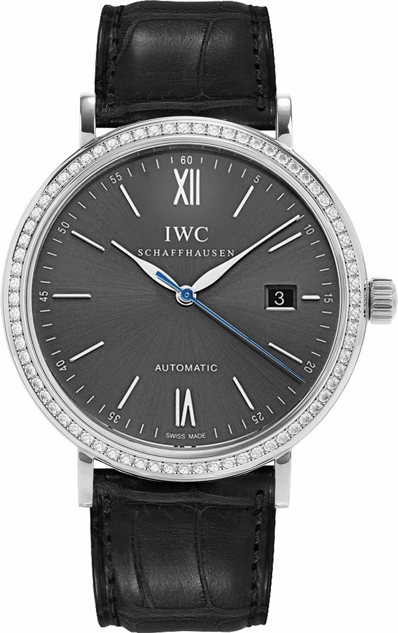 IWC Portofino Watches Mens Silver Self winding Automatic IW356514 Watch