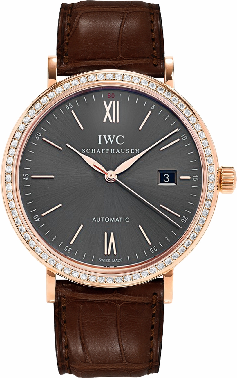 IWC Portofino Watches Mens Grey Self winding Automatic IW356516 Watch