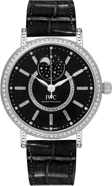 IWC Portofino Watches Ladies Black Self winding Automatic IW459004 Watch