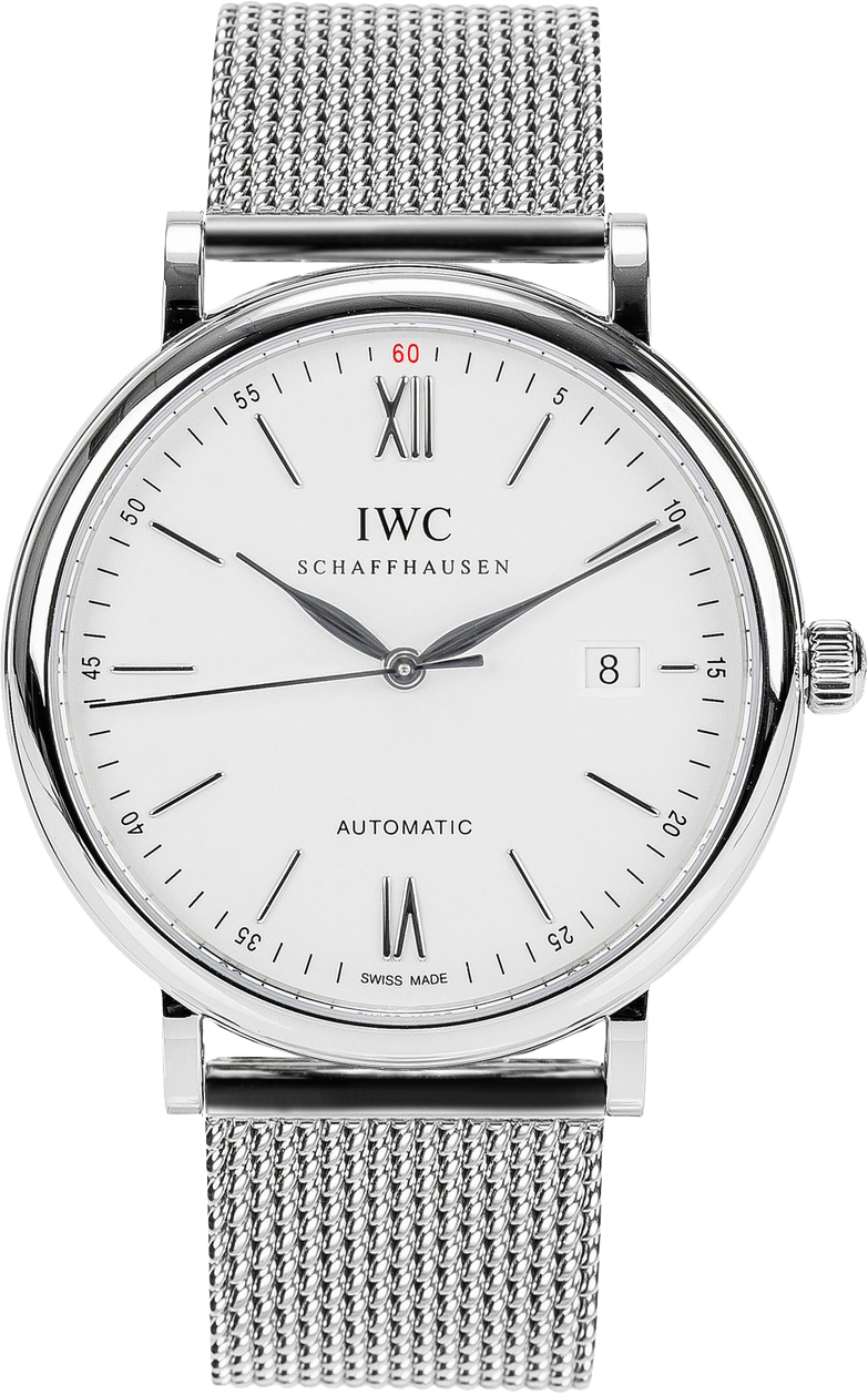 IWC Portofino Watches Mens Silver Self winding Automatic IW356505 Watch