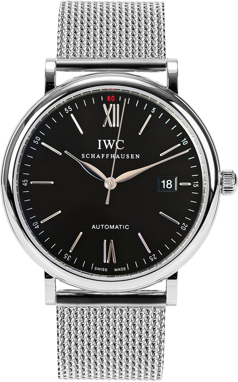 IWC Portofino Watches Mens Black Self winding Automatic IW356506 Watch