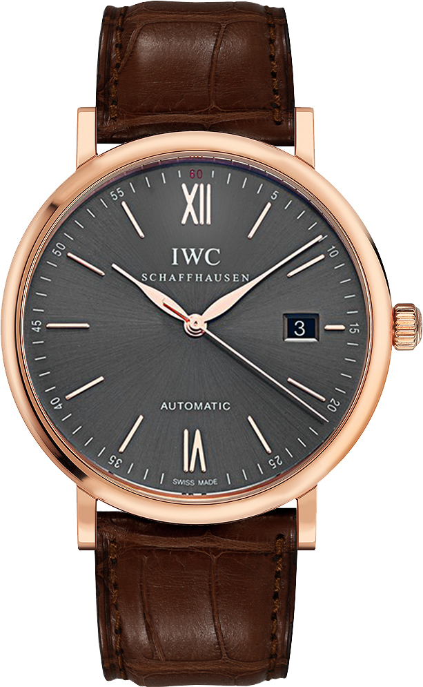 IWC Portofino Watches Mens Grey Self winding Automatic IW356511 Watch