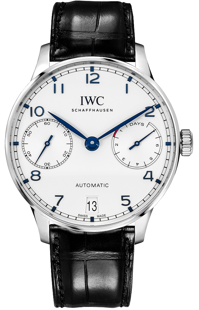 IWC Portugieser Watches Mens Silver Self winding Automatic IW500705 Watch