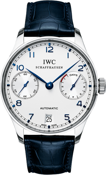 IWC Portugieser Watches Mens Silver Self winding Automatic IW500107 Watch
