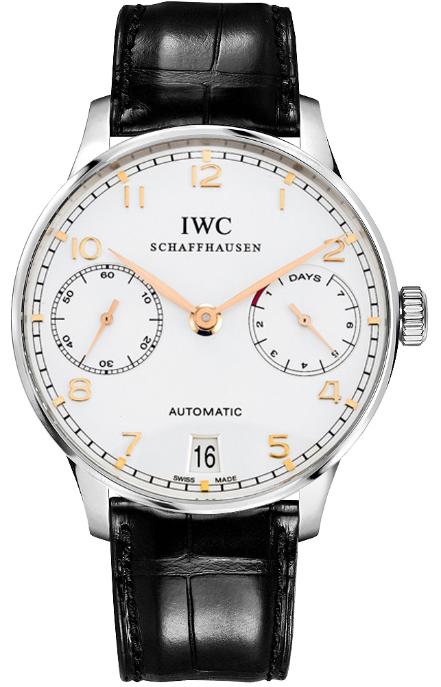 IWC Portugieser Watches Mens Silver Self winding Automatic IW500114 Watch