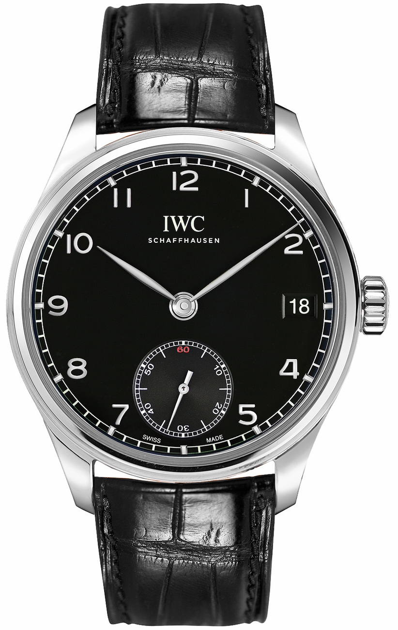 IWC Portugieser Watches Mens Black Manual Winding IW510202 Watch
