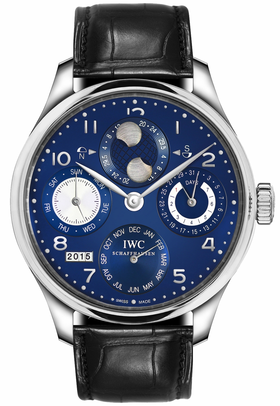IWC Portugieser Watches Mens Blue Self winding Automatic IW503203 Watch