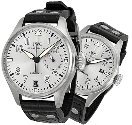 IWC Pilots Watches Silver Self Winding Automatic IW500906-IW325519 Watch