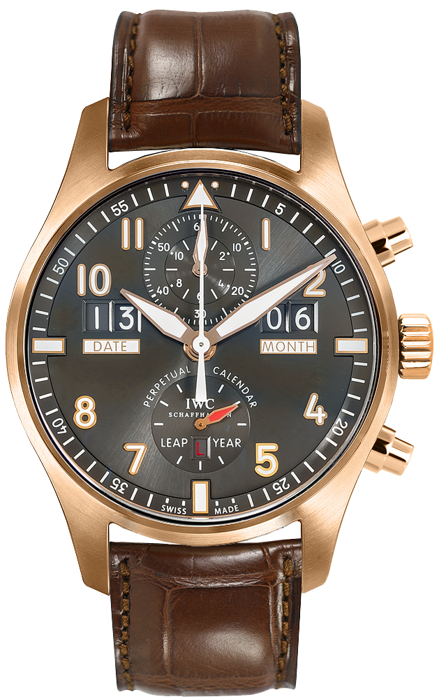 IWC Pilots Watches Mens Grey Self winding Automatic IW379103 Watch
