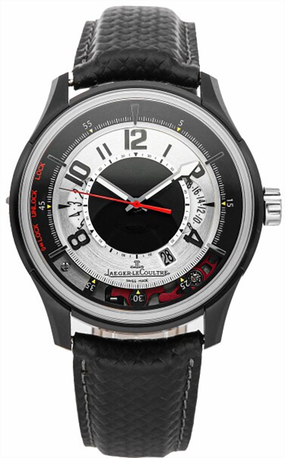 Jaeger LeCoultre Amvox Watches Mens Black and Silver Self winding Automatic Q192T470 Watch