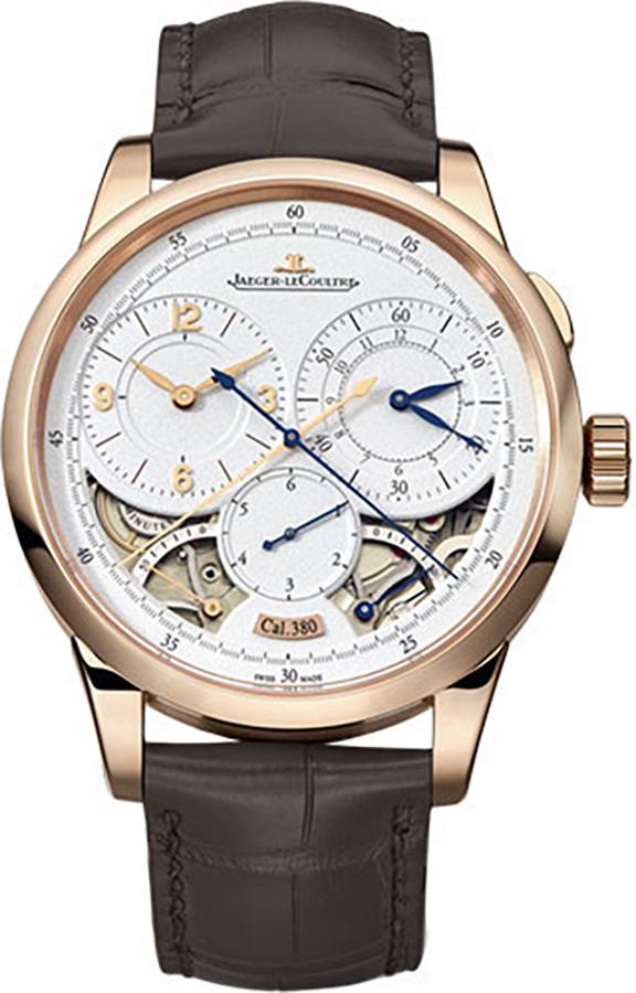 Jaeger LeCoultre Duometre Watches Mens Silver Manual Winding Q6012421 Watch