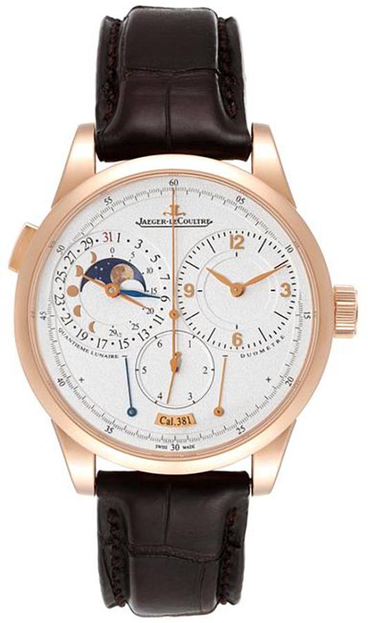 Jaeger LeCoultre Duometre Watches Mens Silver Manual Winding Q6042421 Watch