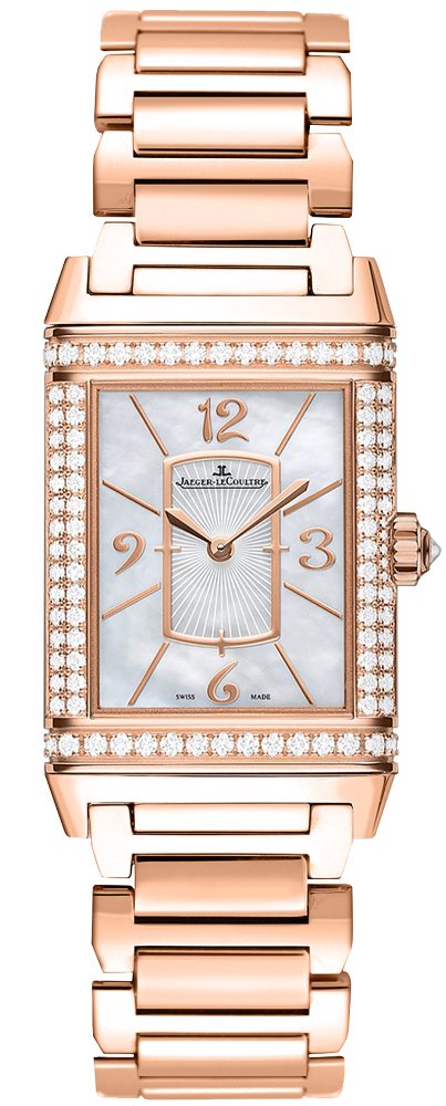 Jaeger LeCoultre Reverso Watches Ladies Pearl White Manual Winding Q3212102 Watch