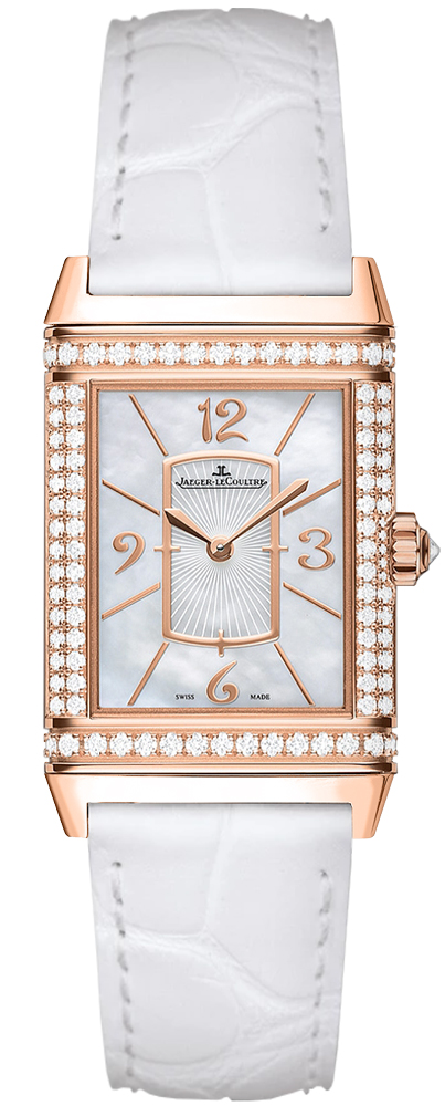 Jaeger LeCoultre Reverso Watches Ladies Pearl White Manual Winding Q3212402 Watch