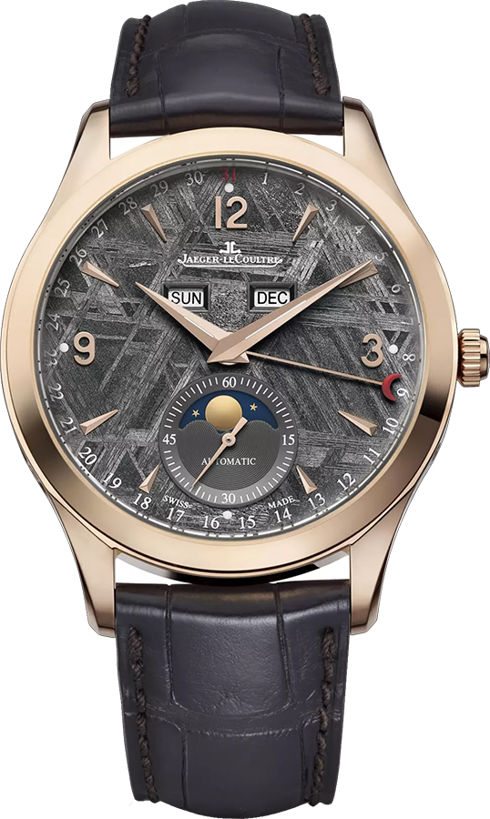 Jaeger LeCoultre Master Watches Mens Ruthenium Meteorite Grey Self winding Automatic Q1552540 Watch