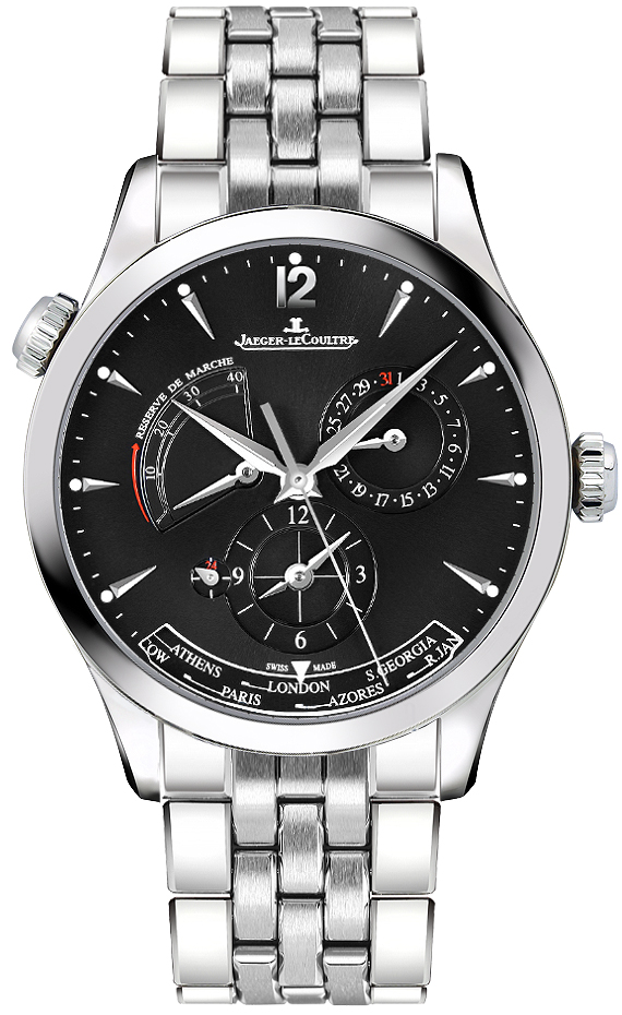 Jaeger LeCoultre Master Watches Mens Black Self winding Automatic Q1428171 Watch