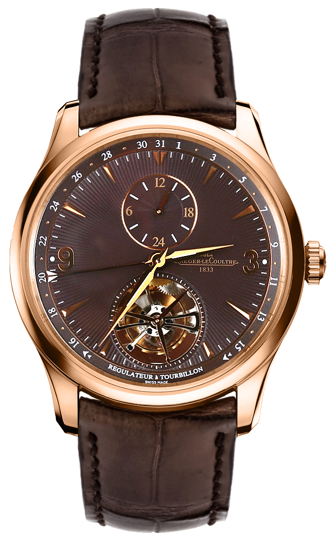 Jaeger LeCoultre Master Watches Mens Guilloche Brown Self winding Automatic Q1662450 Watch