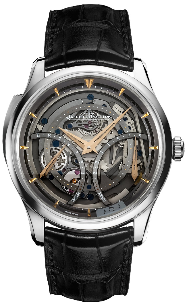 Jaeger LeCoultre Master Watches Mens Skeleton Self winding Automatic Q501T450 Watch