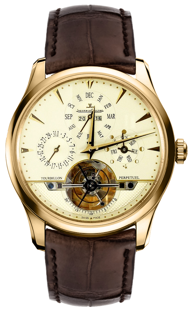 Jaeger LeCoultre Master Watches Mens Beige Self winding Automatic Q500142A Watch