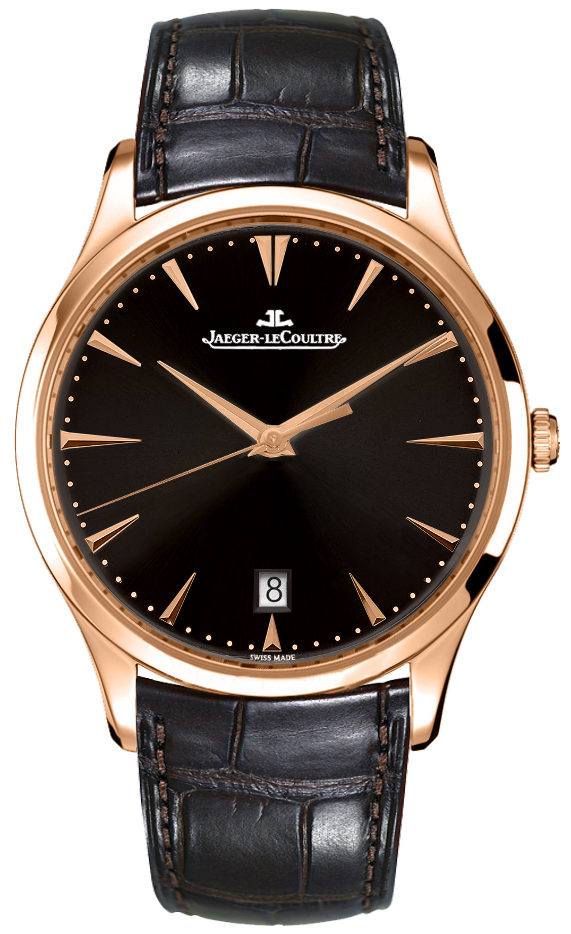 Jaeger LeCoultre Master Watches Mens Black Self winding Automatic Q128255J Watch