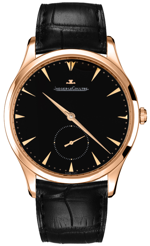 Jaeger LeCoultre Master Watches Mens Black Manual Winding Q1352470 Watch