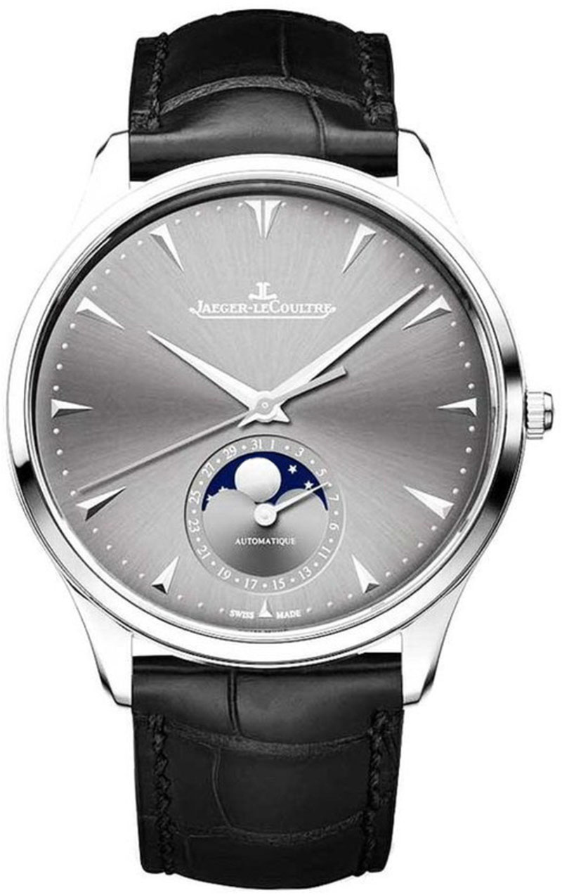 Jaeger LeCoultre Master Watches Mens SunrayBrushed Grey Self winding Automatic 1363540 Watch