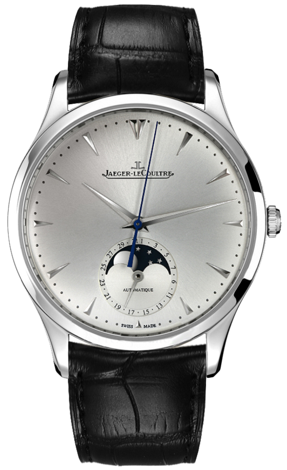 Jaeger LeCoultre Master Watches Mens Sunray Brushed Silvered Grey Self winding Automatic Q1368420 Watch