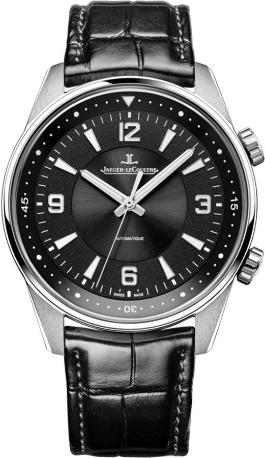 Jaeger LeCoultre Polaris Watches Mens Black Self winding Automatic Q9008470 Watch