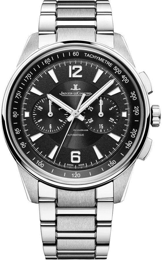 Jaeger LeCoultre Polaris Watches Mens Black Self winding Automatic Q9028170 Watch