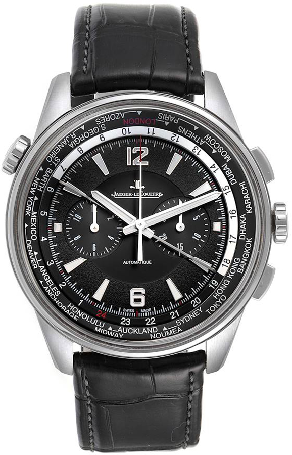 Jaeger LeCoultre Polaris Watches Mens Black Self winding Automatic Q905T470 Watch