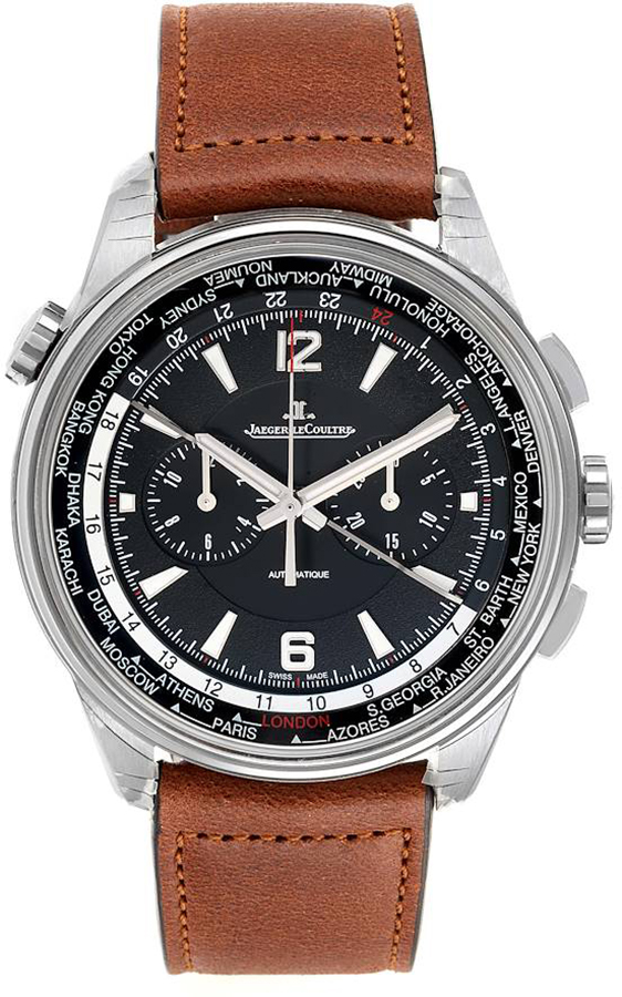 Jaeger LeCoultre Polaris Watches Mens Black Self winding Automatic Q905T471 Watch