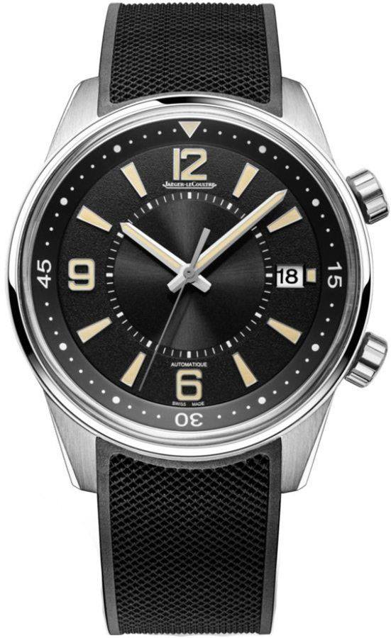 Jaeger LeCoultre Polaris Watches Mens Black Self winding Automatic Q9068670 Watch