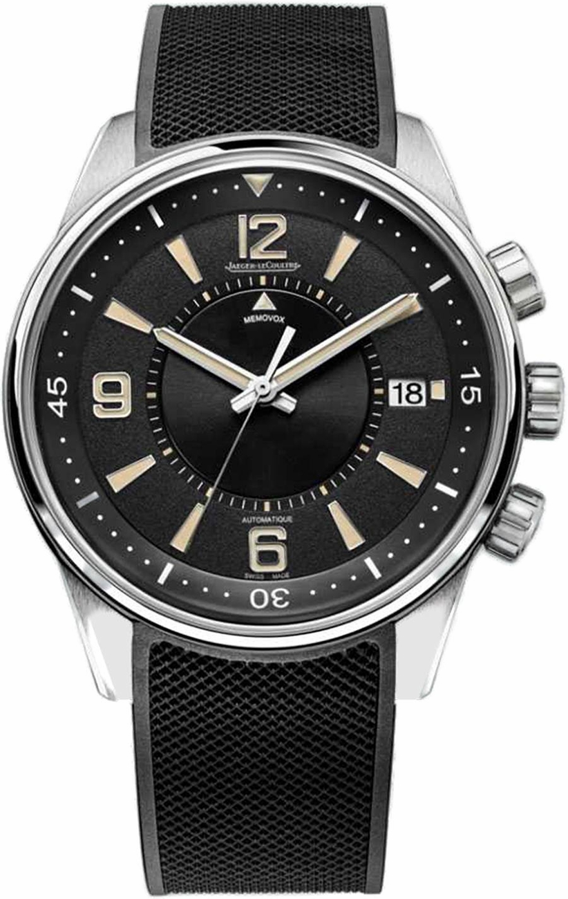Jaeger LeCoultre Polaris Watches Mens Black Self winding Automatic Q9038670 Watch