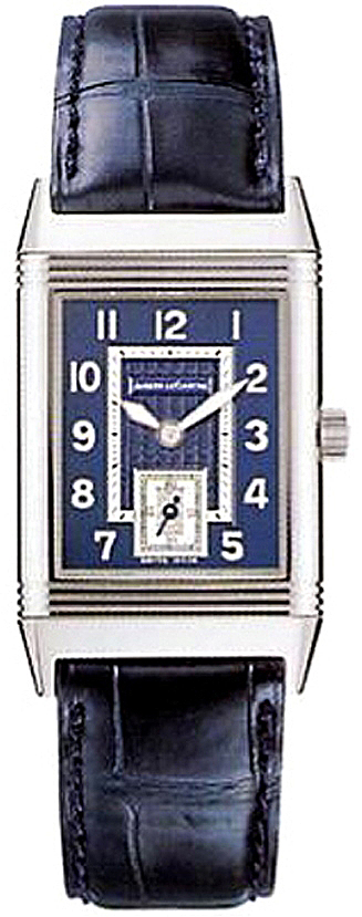 Jaeger LeCoultre Reverso Watches Mens Blue Manual Winding Mechanical Q2508481 Watch
