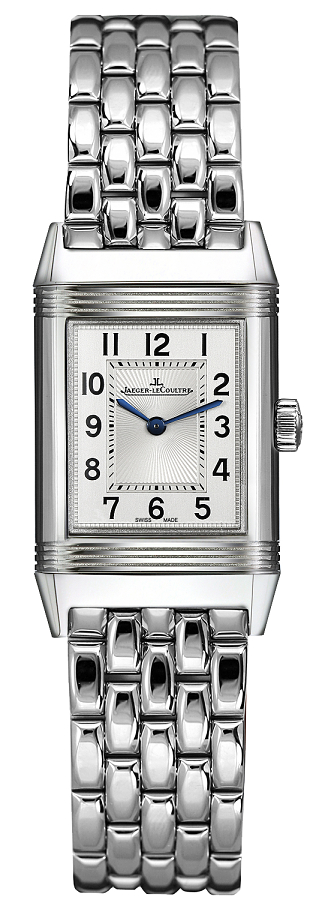 Jaeger LeCoultre Reverso Watches Ladies Silver Battery Operated Quartz Q2618130 Watch