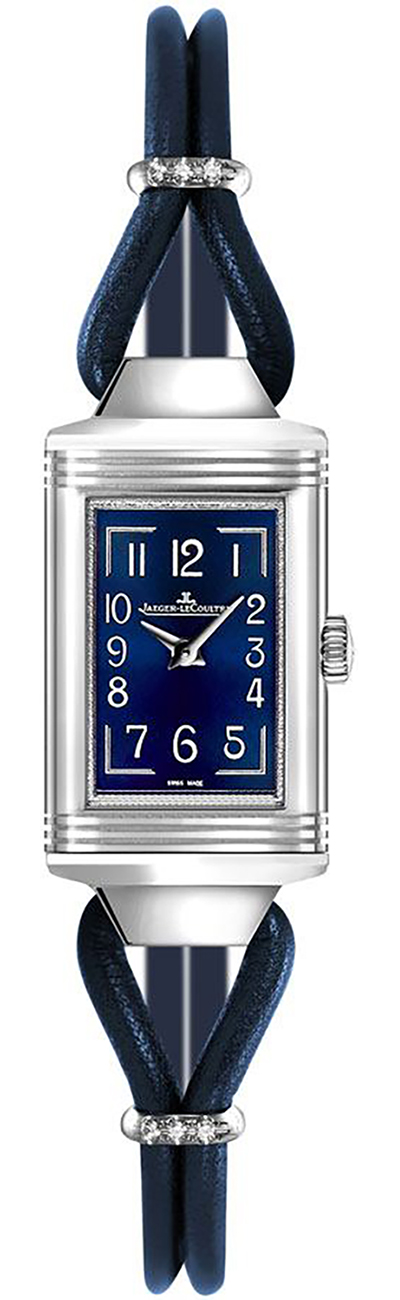 Jaeger LeCoultre Reverso Watches Ladies Blue Battery Operated Quartz Q326858J Watch
