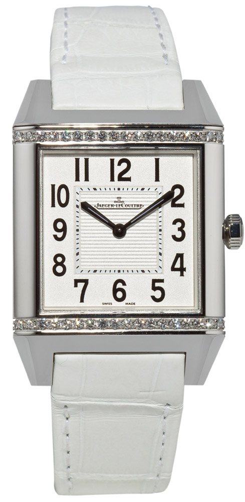 Jaeger LeCoultre Reverso Watches Ladies White Battery Operated Quartz Q7068421 Watch