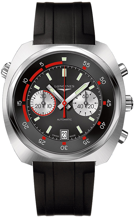 Longines Heritage Collection Watches Mens Black Self winding Automatic L27964529 Watch